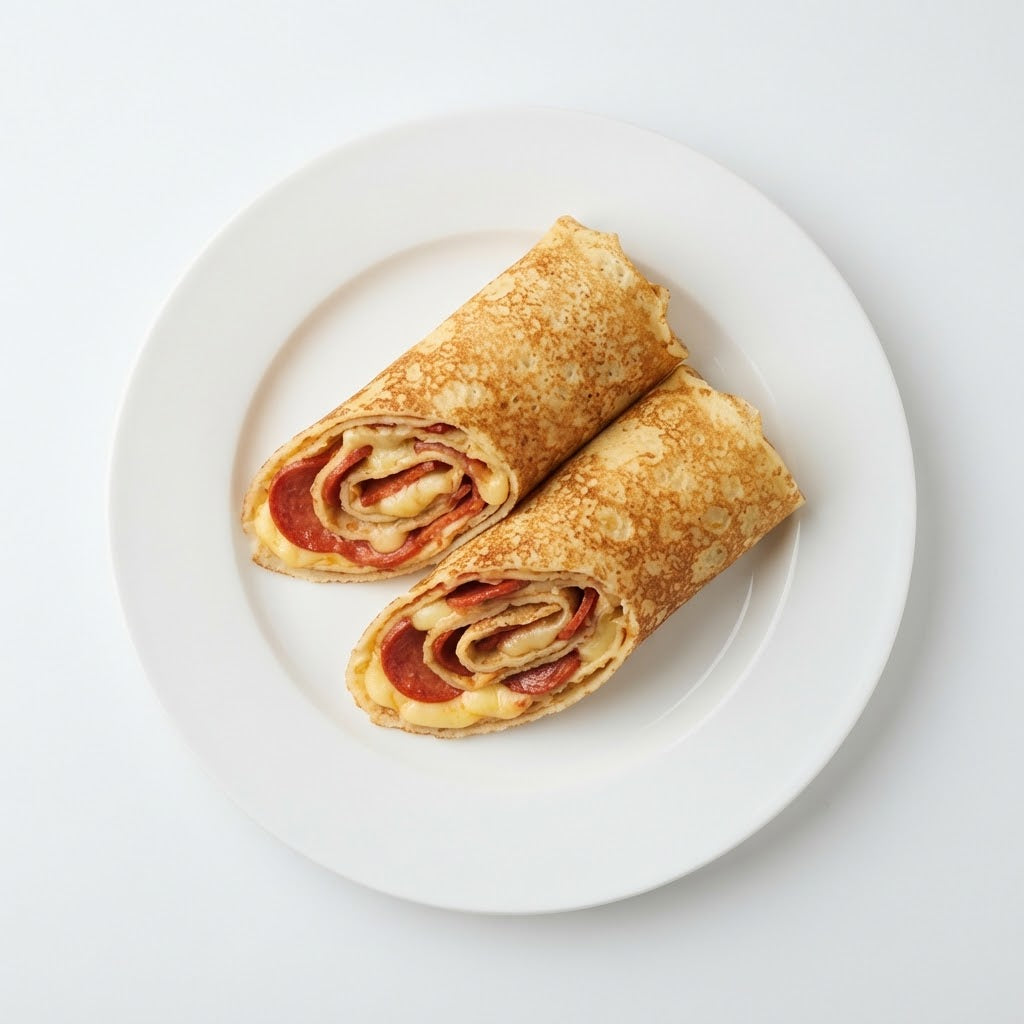 Палачинка с пеперони и кашкавал